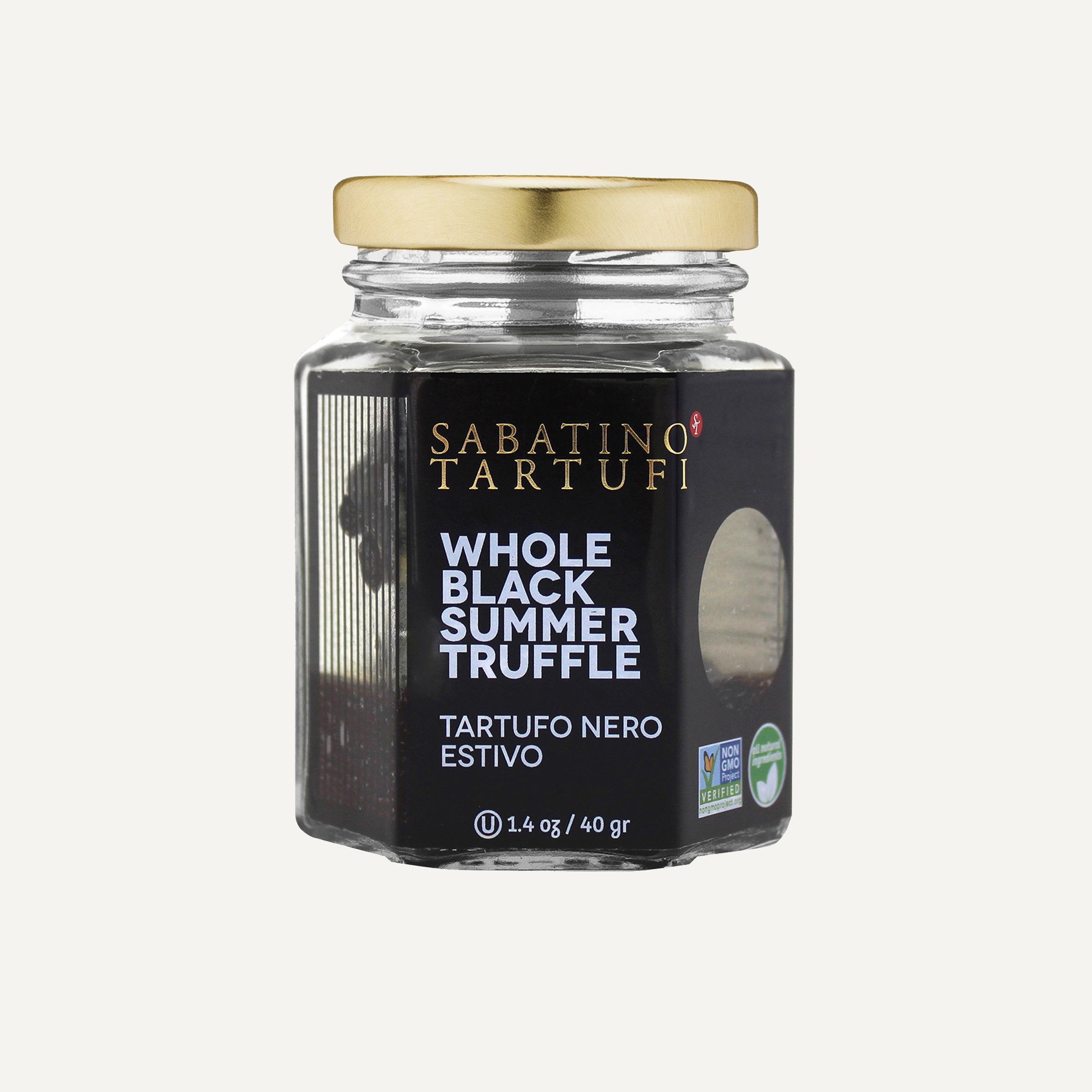 All Natural Whole Black Summer Truffles in Jar - 1.4 oz <br> Single Unit