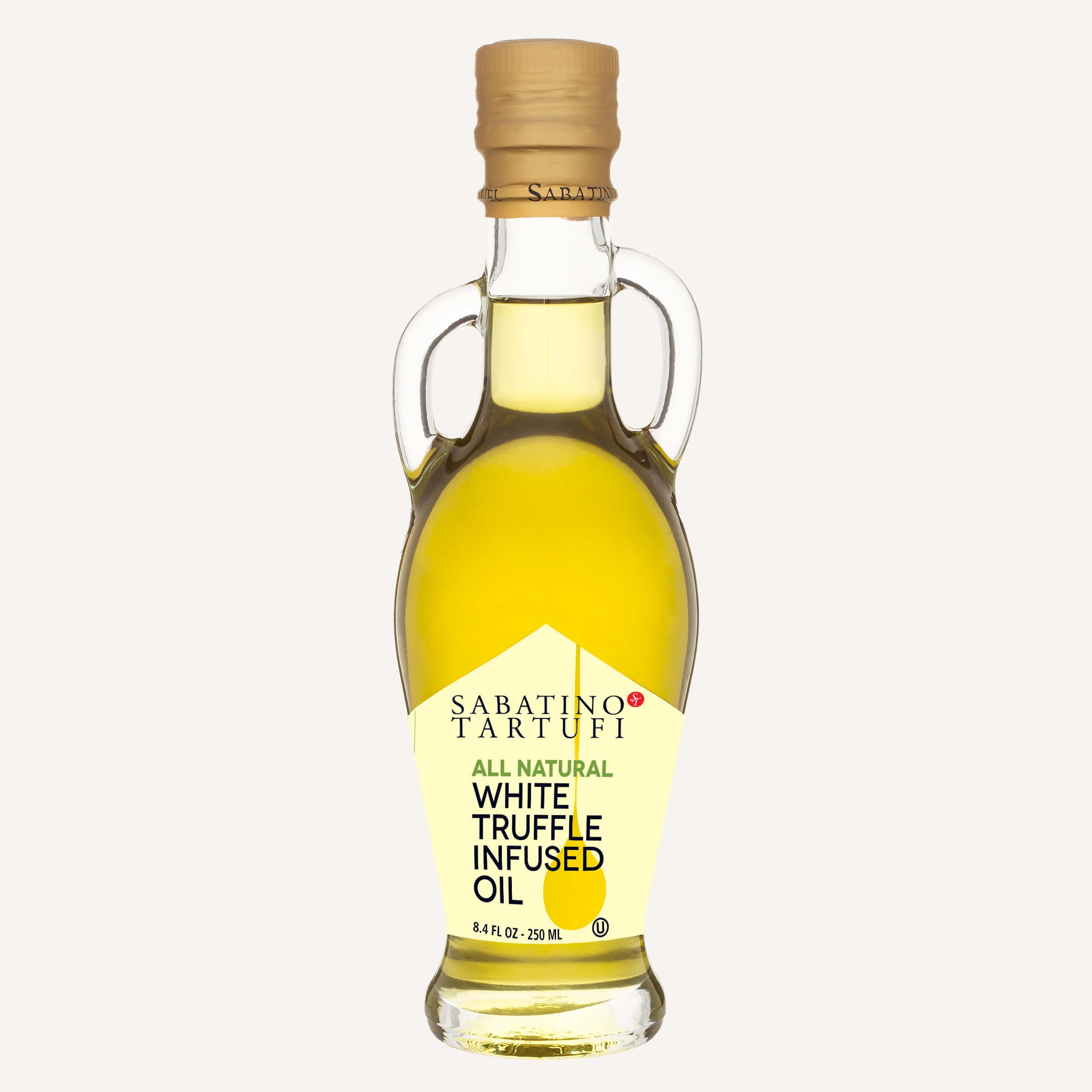 White Truffle Infused Olive Oil - 8.4 fl oz <br> Single Unit